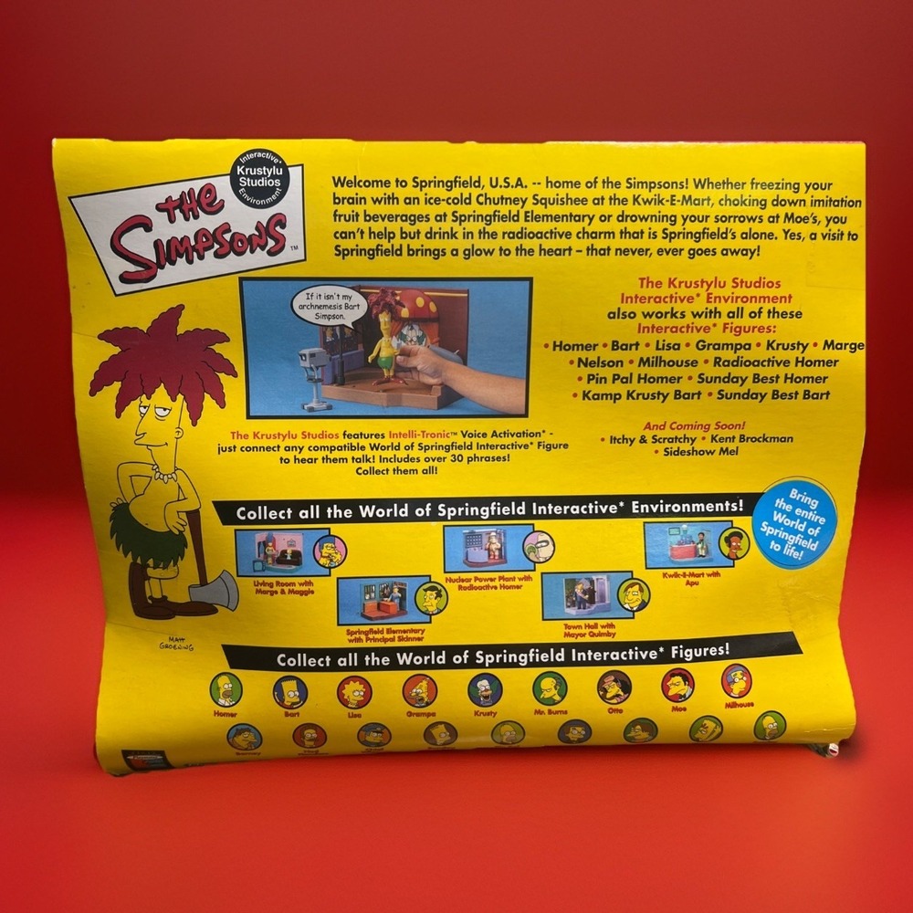 Krustylu Studios & The Simpsons Playmates. New in unopened box Works - Picture 3 of 6